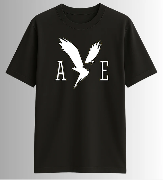 A&E Men’s Classic Logo T-Shirt – Cotton