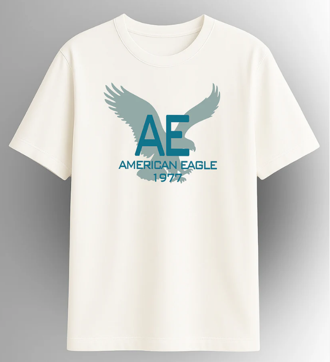 American Eagle Men’s Classic Logo T-Shirt – Cotton