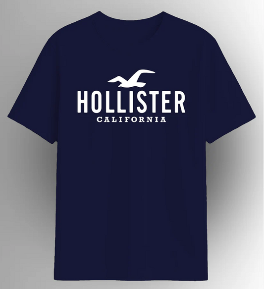 Hollister Men’s Classic Logo T-Shirt – Cotton